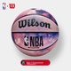 Баскетбольный мяч Wilson Official NBA DRV ENDURE Series с рисунком в стиле тай-дай, случайный рисунок, для игры в помещении/на открытом воздухе, размер 7. - изображение 7