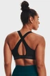 Жіночий чорний топ UA Crossback Mid Bra Under Armour M 1361034-001 - изображение 4