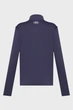 Жіночий темно-синій лонгслів UA Tech WM Tape Half Zip Under Armour S 6005100-403 - изображение 5