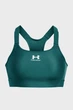 Жіночий зелений топ спортивний UA HG Armour High Under Armour XS 1379195-449 - зображення 4