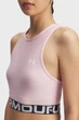 Жіночий рожевий топ HeatGear Rib Tank Under Armour L 1388694-647 - изображение 3