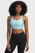 Жіночий блакитний топ Crossback Mid Bra Under Armour XL 1361034-494 - зображення 2