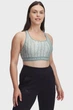 Жіночий м'ятний топ з візерунком Crossback Mid Print Under Armour XS 1361042-348 - изображение 5