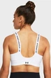 Жіночий білий топ UA Infinity High Zip 2.0 Bra Under Armour XL A-C 1384118-100 - изображение 2