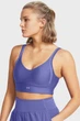 Жіночий фіолетовий топ UA Infinity Low 2.0 Strap Bra Under Armour L AC 1384128-561 - зображення 1