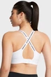 Білий топ UA Infinity High 2.0 Bra Under Armour L D-DD 1384112-100 - зображення 3
