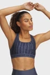 Жіночий темно-сірий топ із візерунком Crossback Mid Print Under Armour MD 1361042-044 - зображення 2