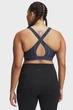 Жіночий темно-сірий топ із візерунком Crossback Mid Print Under Armour SM 1361042-044 - зображення 3