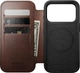 Etui z klapką Nomad Modern Leather Folio Horween Series Magsafe do iPhone 17 Pro Rustic Brązowe (856504014155) - obraz 3