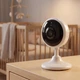 Видеоняня / радионяня Wi-Fi SMARTEYE 1920x1080 HD с ночным видением двусторонней аудио связью и датчиком движения 702J white - изображение 3