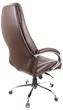 Кресло АКЛАС Луизиана MB (GB-242CC) (Кожа LC-K Dark brown/PU Dark brown) - изображение 5