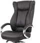 Кресло АКЛАС Бадалона CH MB (Кожа LC-A Black/PU Black) - изображение 6