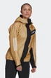 Жіноча водовідштовхуюча куртка Techrock Light GORE-TEX H57727 бежева з капішоном Розмір S - зображення 1