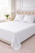 Простынь с наволочками Maison Dor Satin Led Sheet White сатин 240*260 см,50*70 см белая - изображение 2