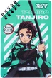 Блокнот Yes Demon Slayer Tanjiro 95х145 мм 60 аркушів у лінію (152229) (5056574470836) - зображення 1