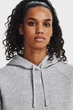 Жіноче сіре худі UA Rival Fleece Hoodie Under Armour L 1379500-013 - изображение 4
