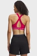 Жіночий малиновий топ Crossback Mid Bra Under Armour SM 1361034-681 - изображение 2