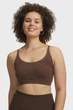 Жіночий коричневий топ Seamless Cotton Low Bra Under Armour LG 6009864-230 - изображение 2