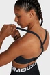 Чорний жіночий бюстгальтер UA Infinity Mid 2.0 Bra Under Armour S AC 1384123-002 - зображення 5