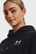 Жіноче чорне худі Essential Flc OS Hoodie Under Armour L 1379495-001 - изображение 4