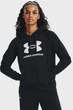 Жіноче чорне худі UA Rival Fleece Big Logo Hdy Under Armour XL 1379501-001 - изображение 1