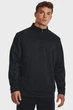 Чоловіча чорна спортивна кофта UA Armour Fleece 1/4 Zip Under Armour L 1373358-001 - изображение 1