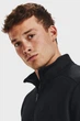 Чоловіча чорна спортивна кофта UA Armour Fleece 1/4 Zip Under Armour L 1373358-001 - изображение 4