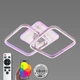 Люстра потолочная светодиодная VALESO YZD1272 с музыкальной колонкой и RGB-подсветкой для спальни и детской Белая - изображение 1
