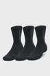 Чорні шкарпетки (3 пари) UA 3-Maker Mid-Crew Under Armour XL 1373084-001 - зображення 1