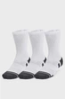 Білі носки (3 пари) UA Performance Tech 3pk Crew Under Armour M 1379512-100 - зображення 1