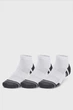 Білі шкарпетки (3 пари) UA Performance Tech 3pk Low Under Armour XL 1379504-100 - зображення 1