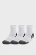 Білі шкарпетки (3 пари) UA Performance Tech 3pk Qtr Under Armour XL 1379510-100 - зображення 1