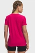 Жіноча малинова футболка UA Rival Core SS Under Armour XS 1383648-681 - изображение 2