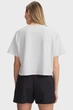Жіноча світло-сіра футболка UA Rival Boxy Tee Solid Under Armour S 6011064-023 - изображение 2