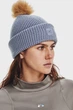 Жіноча сіра шапка Halftime Ribbed Pom Under Armour OSFM 1373098-767 - зображення 2
