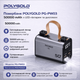 Повербанк УМБ Polygold PG-PW03 50000 mAh 100W Super Fast Charge Сірий - зображення 2
