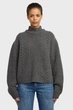 Жіночий сірий вовняний светр Cable G-Star RAW S D27730,D770 - изображение 1