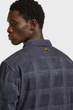 Чоловіча темно-синя картата сорочка Clean Regular Shirt L/S G-Star RAW XL D25196,C436 - зображення 5
