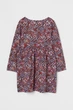 Плаття для дівчинки H&M 110-116 см (4-6Y) довгий рукав Квітковий принт - зображення 3