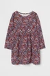 Плаття для дівчинки H&M 110-116 см (4-6Y) довгий рукав Квітковий принт - зображення 1