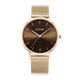 Жіночий Годинник Burker Watches Ruby Коричнево-золотий Сітка - изображение 1