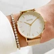 Жіночий Годинник Burker Watches Ruby Біло-Золотий - изображение 4