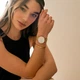Жіночий Годинник Burker Watches Ruby Біло-Золотий - изображение 5
