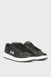 Чоловічі чорні шкіряні снікерси UA Official Under Armour 43 3028486-002 - зображення 3