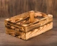Ящик деревянный с ручками обожженный 40x30x15 - изображение 3