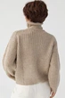 Кардиган на молнии из крупной вязки Lurex Бежевый One Size (3036) - изображение 2