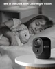 WI-Fi камера відеоспостереження COCOCAM 3MP поворотна з акумулятором, нічним баченням і двостороннім зв’язком - изображение 8