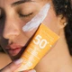 Органічний сонцезахисний крем для обличчя SPF 50+ з гіалуроновою кислотою, матовий фініш, ALPHANOVA Organic Sun, 50 г (AN28) - изображение 4