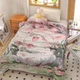 Муслиновое двустороннее покрывало Malloory Home 120*150 Зайчонок с цветами - изображение 1