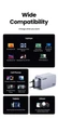 Зарядное устройство UGREEN Nexode Pro 100W, x757, GaN, 3 Port USB 2C1A, PD3.0, QC4.0, сетевое, быстрая зарядка PD/PPS - изображение 8